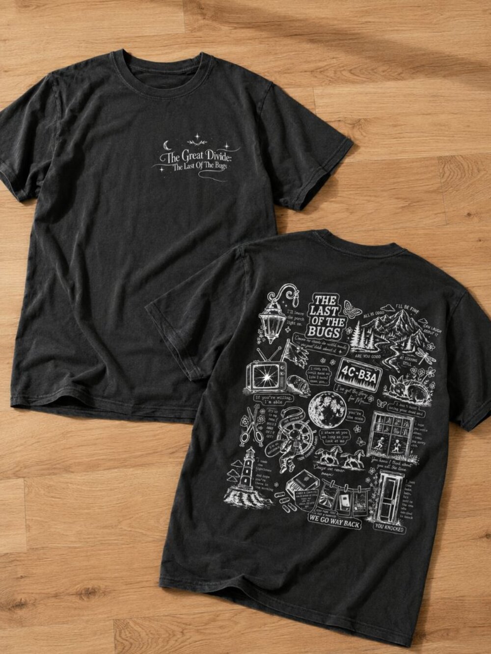 Divide Tour 2026 Graphic T-Shirt, NK Fan Tee, Vintage American Country Aesthetic
